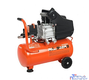 PATRIOT EURO 24-240 Компрессор [525306365] {Мощн.: 1.5 кВт; Напр.: 230В~50Гц; Об.двиг.: 2850 об/мин; Производит.: 240 л/мин; Об.ресивера: 24 л; Давл.: 8 бар; Вес: 17,4 кг;}