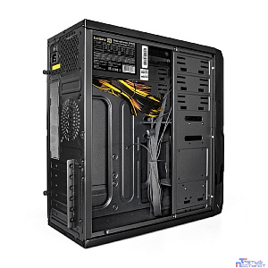 Exegate EX278399RUS Корпус Miditower Exegate XP-329S Black, ATX, <XP500, Black,120mm>, 2*USB, Audio