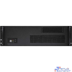 Procase RU330-B-0 Корпус 3U rear/front-access server case, черный, без блока питания, глубина 300мм, MB 12"x9.6" [RU330-B-0]