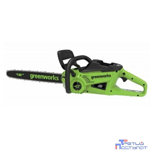 GreenWorks GD40CS20X Цепная пила аккумуляторная, 40V, 40 см, 2000 Вт, бесщеточная,   без АКБ И ЗУ [2008807]