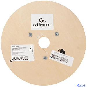 Cablexpert UPC-5051E-4-CU-OUTR Кабель Cablexpert (RU) UTP outdoor 4x2x0.51 на тросу, медный, кат.5e, однож., 305м, coil, черн