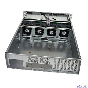 Exegate EX281234RUS Серверный корпус ExeGate Pro 3U660-HS16 <RM 19",  высота 3U, глубина 660, без БП, 16xHotSwap, USB>