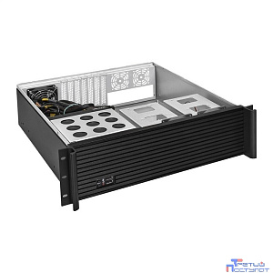 Exegate EX292699RUS Серверный корпус ExeGate Pro 3U450-08 <RM 19", высота 3U, глубина 450, БП 1100ADS, USB>