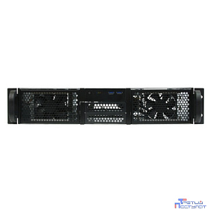 Procase RE204-D0H8-A-48-550R Корпус 2U server case,0x5.25+8HDD,черный,бп GR2550 550+550вт, глубина 480мм,ATX 12"x9.6"