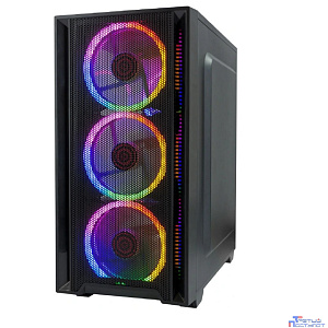 Ginzzu CL630 mATX FAN 4*12FRGB  передняя панель Сетка