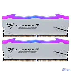 Память DDR5 2x16GB 6000MHz Patriot PVXR532G60C30KM Viper Xtreme 5 RGB RTL Gaming PC5-48000 CL30 DIMM 288-pin 1.35В с радиатором Ret