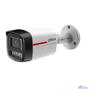 DAHUA DH-IPC-HFW2249TLP-S-LED-0600B-PRO Уличная цилиндрическая IP-видеокамера WizColor 2Мп, 1/2.9” CMOS, объектив 6.0мм, видеоаналитика, микрофон, LED 50м, IP67, металл