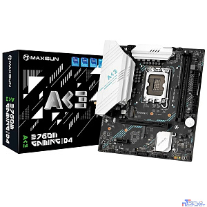 MAXSUN MS-B760M Gaming WIFI ACE (Socket 1700, mATX, 2*DDR5, VGA/HDMI, 3*SATA3, 2*M.2, 1xPCI-E x16 /1xPCI-E x4, 2*USB 2.0, 4*USB 3.2 GEN1, LAN 1*1G,  Bluetooth,  Wi-Fi 802.11ax, RTL)