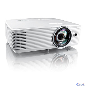 Optoma X309ST Проектор [E9PD7DQ01EZ1] { Full 3D; DLP, XGA (1024*768), 3700 ANSI Lm, 25 000:1, Короткофокусный TR 0,617:1; HDMI 1.4a x1; VGA (YPbPr/RGB)