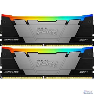 Память оперативная/ Kingston 16GB 3600MHz DDR4 CL16 DIMM (Kit of 2) FURY Renegade RGB
