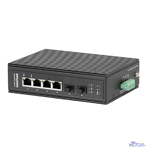 BEWARD STP-0402 Неуправляемый, 4 порта 10/100/1000 Мбит/c TP + 2 порта SFP 1000 Мбит/с, промышленное исполнение
