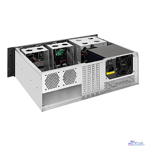 Exegate EX298421RUS Серверный корпус ExeGate Pro 3U400-07 <RM 19", высота 3U, глубина 400, БП 1000ADS, 2*USB>