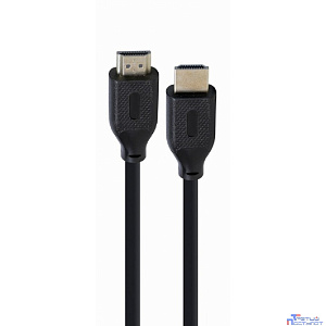 Кабель HDMI Cablexpert 19M/19M, v2.1, 8К, медь, позол.контакты, экран, 1м, черный, пакет (CC-HDMI8K-1M)