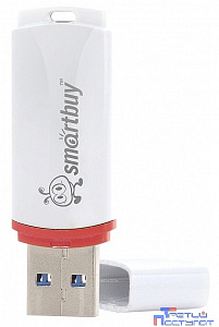 Smartbuy USB Drive 4Gb Crown White SB4GBCRW-W