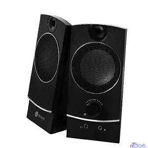 Oklick OK-118 2.0 черный 4Вт портативные