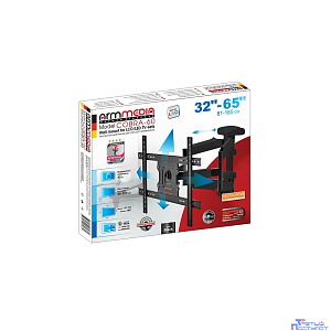 Arm Media COBRA-60 черный 32"-65" макс.45кг настенный поворотно-выдвижной и наклонный