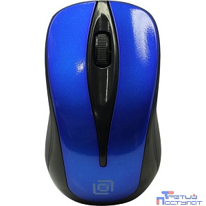 Oklick 675MW черный/синий оптическая (800dpi) беспроводная USB (2but) [1025918]