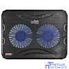 BURO Подставка для ноутбука 15.6"358x270x21mm 1xUSB 2x 140mmFAN 597г металлическая сетка/пластик черный (BU-LCP156-B214)
