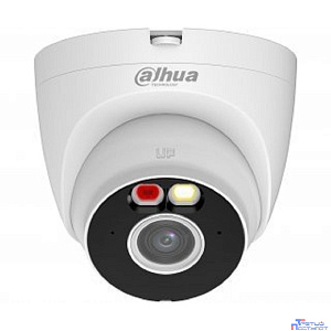 DAHUA DH-IPC-T2AP-PV-0280B Уличная турельная IP-видеокамера Smart Dual Light 2Мп, 1/3” CMOS, объектив 2.8мм, видеоаналитика, ИК 30м, LED 30м, микрофон, динамик, Wi-Fi 2.4ГГц, IP67, металл/пластик