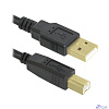 Defender USB04-10 PRO Кабель USB 2.0 для соед. 3.0м AM/BM , зол.конт, 2фер.фил. (87431)