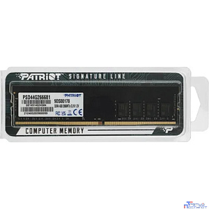 Patriot DDR4 DIMM 4GB PSD44G266681 PC4-21300, 2666MHz