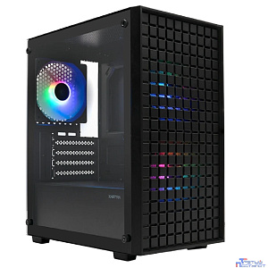 XASTRA Корпус A306M 3FRGB Black mATX/Mesh/ tempered glass / 3x 120mm FC120 FRGB fans/ A306M-3FC12F