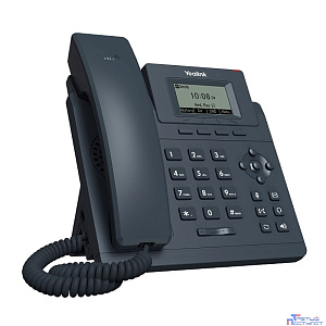 Yealink SIP-T30P Телефон SIP 1 линия, PoE, БП в комплекте (6938818306035)