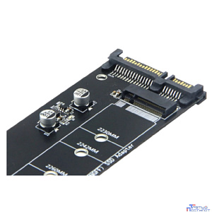 Cablexpert Адаптер для SSD M.2 SATA в разъем SATA, коробка (EE18-M2S3PCB-02)