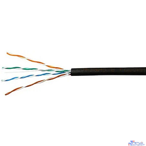 SkyNet Кабель Standart UTP outdoor 4x2x0,48, медный, FLUKE TEST, кат.5e, однож., 100 м, box, черный [CSS-UTP-4-CU-OUT/100]