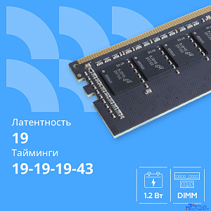 CBR DDR4 DIMM (UDIMM) 4GB CD4-US04G26M19-01 PC4-21300, 2666MHz, CL19, 1.2V