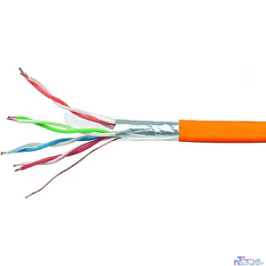 Cablexpert FPC-5051E-LSZH-4-CU Кабель Cablexpert (RU) FTP-LSZH 4x2x0.51, медный, кат.5e, однож., 305м, box, оранж