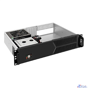 Exegate EX298434RUS Серверный корпус ExeGate Pro 2U330-03 <RM 19", высота 2U, глубина 330, БП 500PPH-SE, 2*USB>