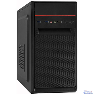 Exegate EX299188RUS Корпус Minitower ExeGate BAA-107U-UNS450 (mATX, БП UNS450 с вент. 12см, 1*USB+2*USB3.0, аудио, черный)