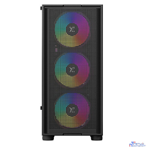 XASTRA Корпус A301 4FRGB  Black ATX/Mesh/ tempered glass / 4x 120mm FC120-FRGB fans/ A301-BK-FC120FRGB-4F-GL