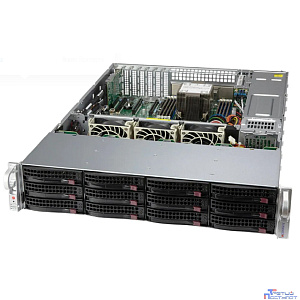 Supermicro SSG-520P-ACTR12H 2U, 2x800W, 1xLGA4189, iC621A, 8xDDR4, 12x3.5" bays, SAS3916, 2x10GbE
