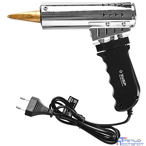 ЗУБР Паяльник "ПРОФЕССИОНАЛ", с пластмассовой рукояткой и долговечным жалом, 500Вт, клин [55302-500]