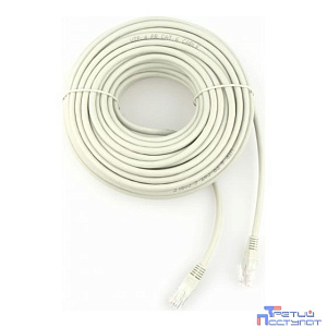 Патч-корд UTP Cablexpert PP6U-20M  кат.6, 20 м, литой, многожильный (серый)