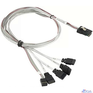 Supermicro CBL-0237L-01  SFF-8087 - 4SATA, 0.7м