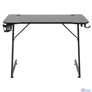 Игровой компьютерный стол Black Scorpion подвес кружки+гарн., черн. DEFENDER (64236)