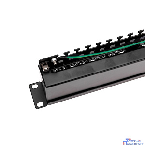 Rexant (02-0041) Панель коммутационная 19", 1U, 24 порта, STP, RJ-45, CAT 5e PRO