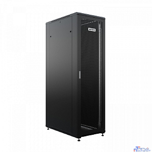 NTSS Шкаф напольный универсальный серверный NTSS R 42U 800х1000мм, 4 профиля 19, двери перфорированная и сплошная металл, боковые стенки съемные, регулируемые опоры, разобранный, черный RAL 9005 NTSS-