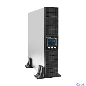 Exegate EX293049RUS ИБП On-line ExeGate PowerExpert ULS-2000.LCD.AVR.1SH.2C13.USB.RS232.SNMP.2U <2000VA/2000W, On-Line, PF=1, LCD, 1*Schuko+2*C13, RS232, USB, SNMP-slot, Rackmount 2U/Tower, металличес