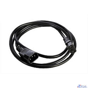 REM Шнур питания с заземлением IEC 60320 C13/IEC 60320 C14, 10А/250В (3x1,0), длина 3 м. (R-10-Cord-C13-C14-3)