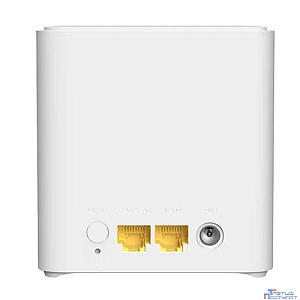 TENDA EX3(2-pack) Mesh Wi-Fi 6 система AX1500, до 300 Мбит/с на 2,4 ГГц + до 1201 Мбит/с на 5 ГГц, LAN 1x 1Гбит/с, WAN 1x1 Гбит/с, 2x3 dBi внутренние антенны