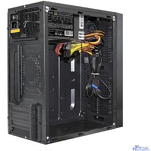Exegate EX287885RUS Корпус Minitower ExeGate mEVO-9302-RGB-600W-12 (mATX,600NPX 12см,2USB+USB3.0, HD аудио,черн/RGB)