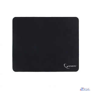 Коврик для мыши Gembird MP-BLACK, чёрный, размеры 250*200*2мм, полиэстер+резина