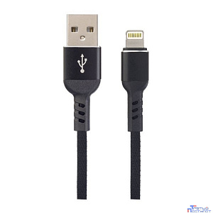 PERFEO Кабель для iPhone, USB - 8 PIN (Lightning), черный, длина 1 м., бокс (I4316)
