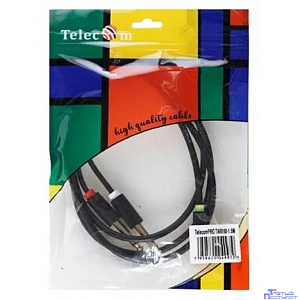 Telecom <TAV6168-1.5M> Кабель-адаптер 3.5ST(M)/2X6.35 ST(M), 1.5м, PRO [7958820049972]