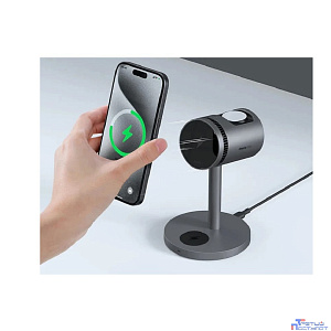 Aukey беспроводное зарядное устройство 3in1 Cooler Qi2 (AMC-LC-MC311A)