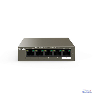TENDA TEF1105P-4-63W Коммутатор настольный 5-Ports 10/100 Base-TX 4-Ports PoE(PoE бюджет 58W)
